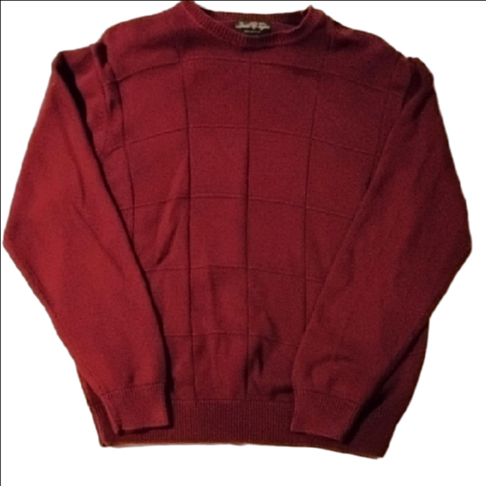 3/$20 David Taylor Men's Maroon Crewneck Sweater